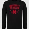 Volwassenen Ballin Amsterdam | University Print Sweater | Black