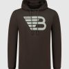 Volwassenen Ballin Amsterdam | Original Icon Logo Print Hoodie | Brown