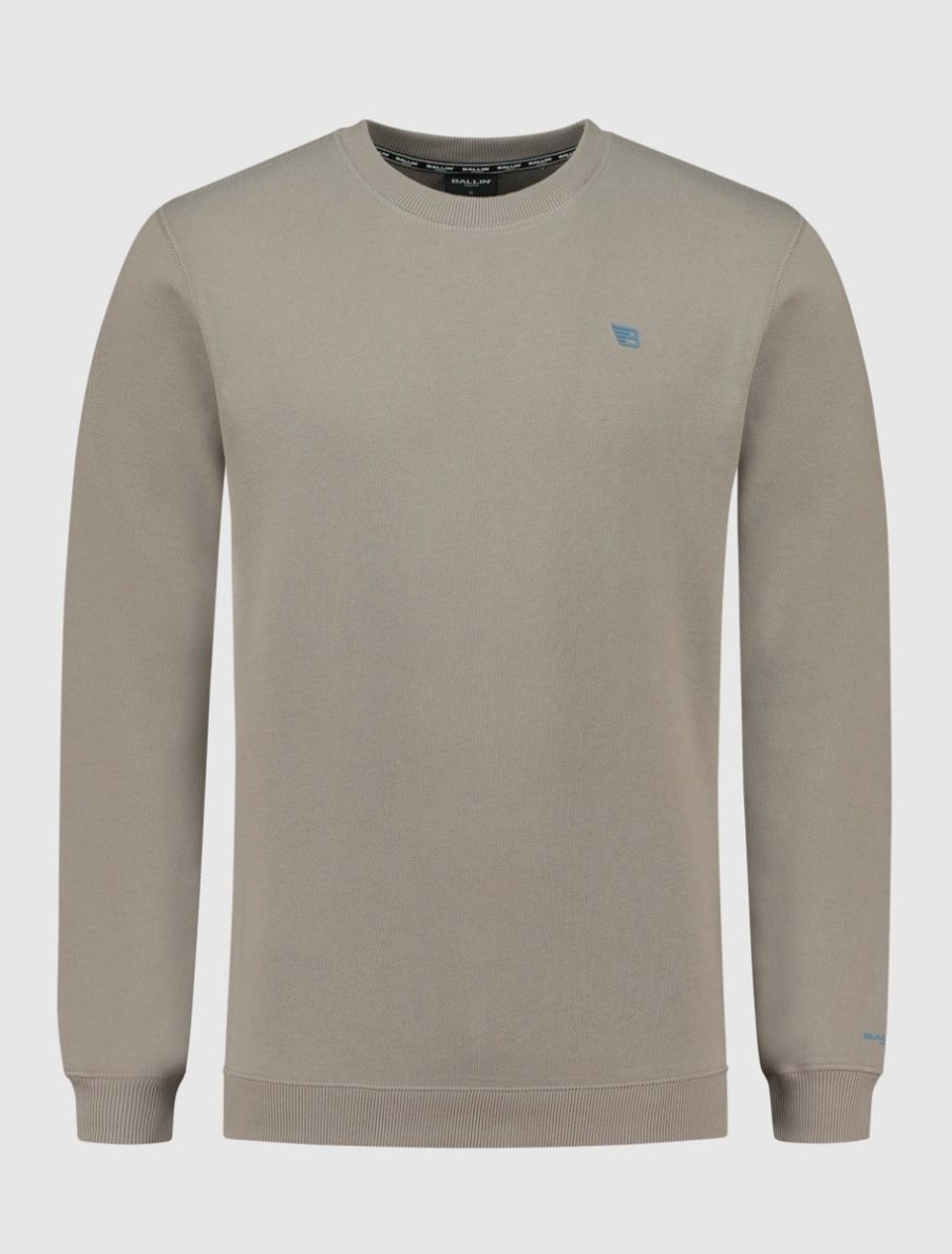 Volwassenen Ballin Amsterdam | Original Icon Logo Sweater | Taupe