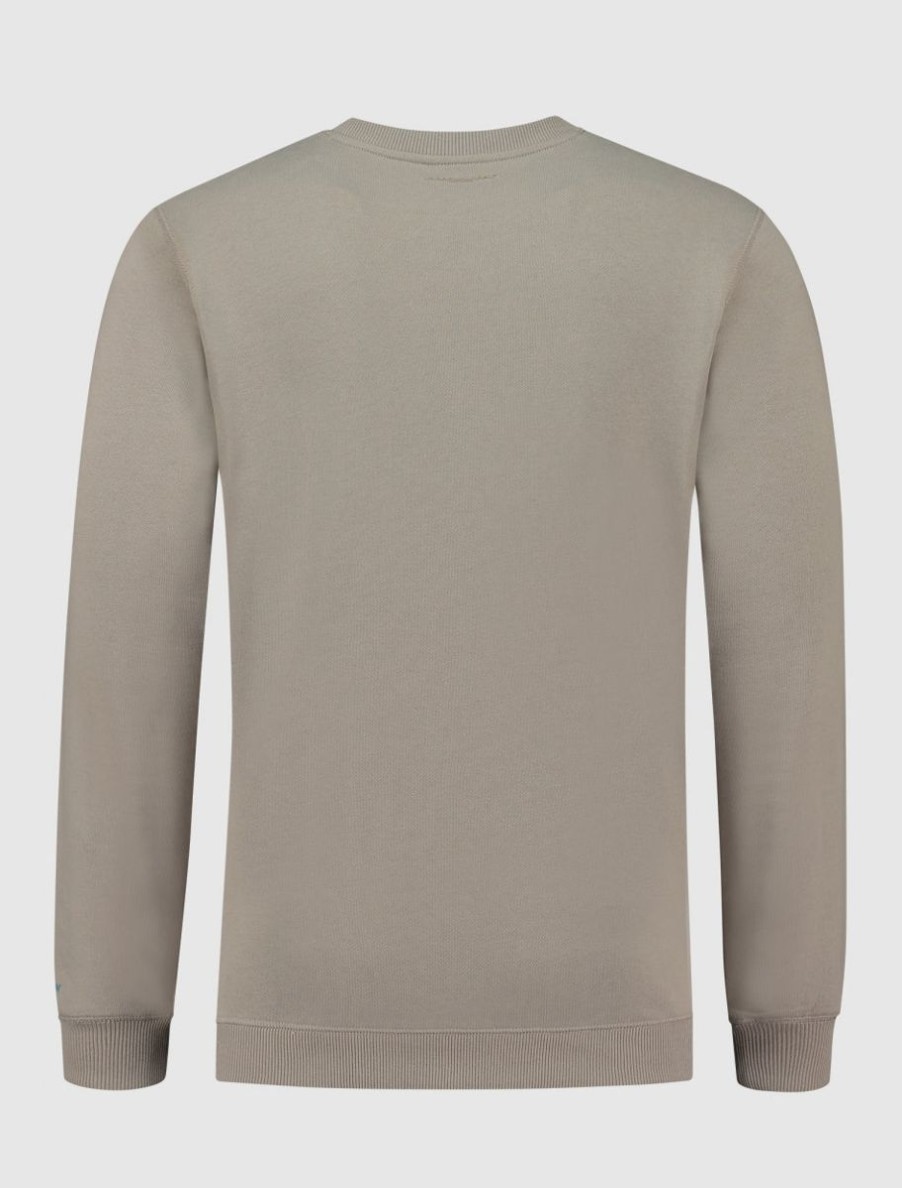 Volwassenen Ballin Amsterdam | Original Icon Logo Sweater | Taupe