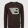 Kinderen Ballin Amsterdam | Kids Original Logo Print Sweater | Brown