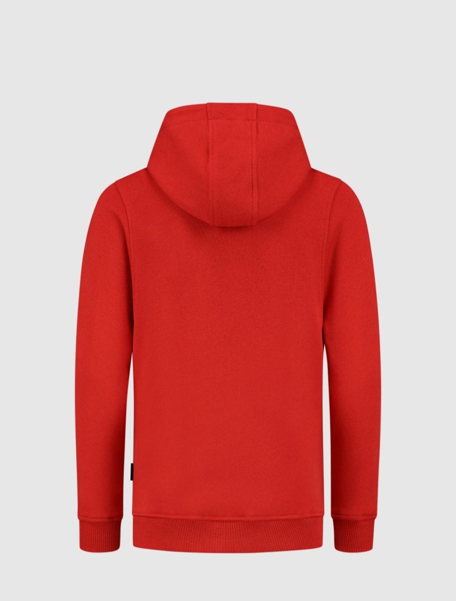 Kinderen Ballin Amsterdam | Kids Original Icon Logo Hoodie | Red