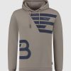 Volwassenen Ballin Amsterdam | Dubbel Icon Logo Hoodie | Taupe