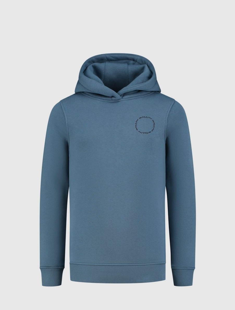 Kinderen Ballin Amsterdam | Kids Circle Logo'S Hoodie | Mid Blue