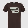 Kinderen Ballin Amsterdam | Kids Original Big Icon Logo T-Shirt | Brown