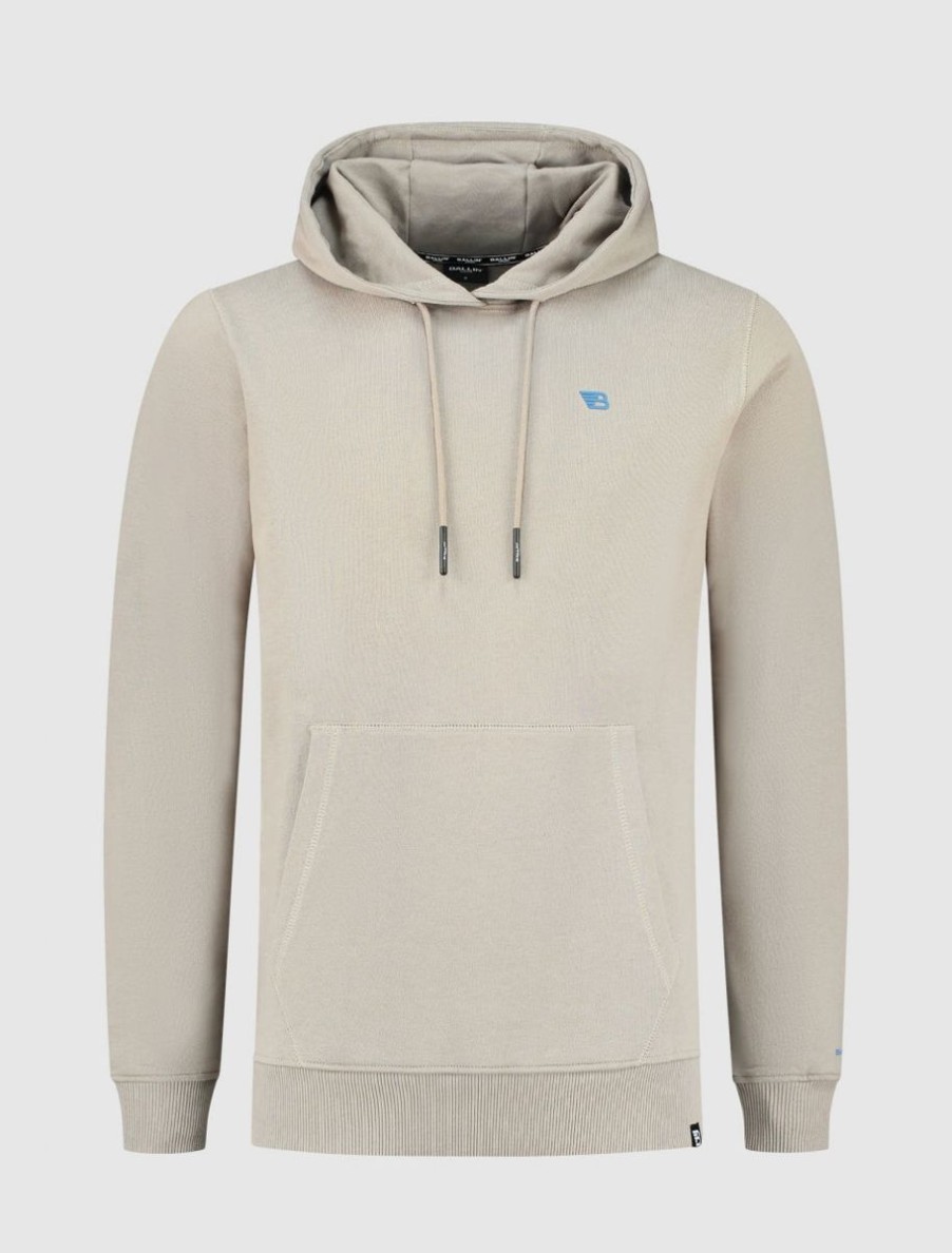 Volwassenen Ballin Amsterdam | Original Icon Logo Hoodie | Taupe