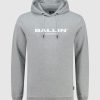 Volwassenen Ballin Amsterdam | Logo Print Hoodie | Grey