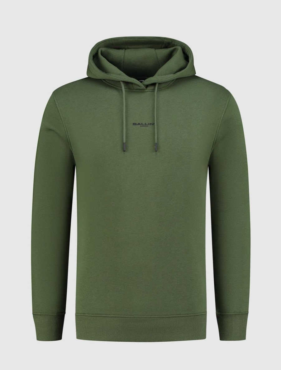 Volwassenen Ballin Amsterdam | Steden Logo'S Hoodie | Army Green