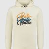 Volwassenen Ballin Amsterdam | Gradient Logo Print Hoodie | Ecru