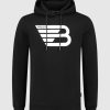 Volwassenen Ballin Amsterdam | Original Icon Logo Print Hoodie | Black