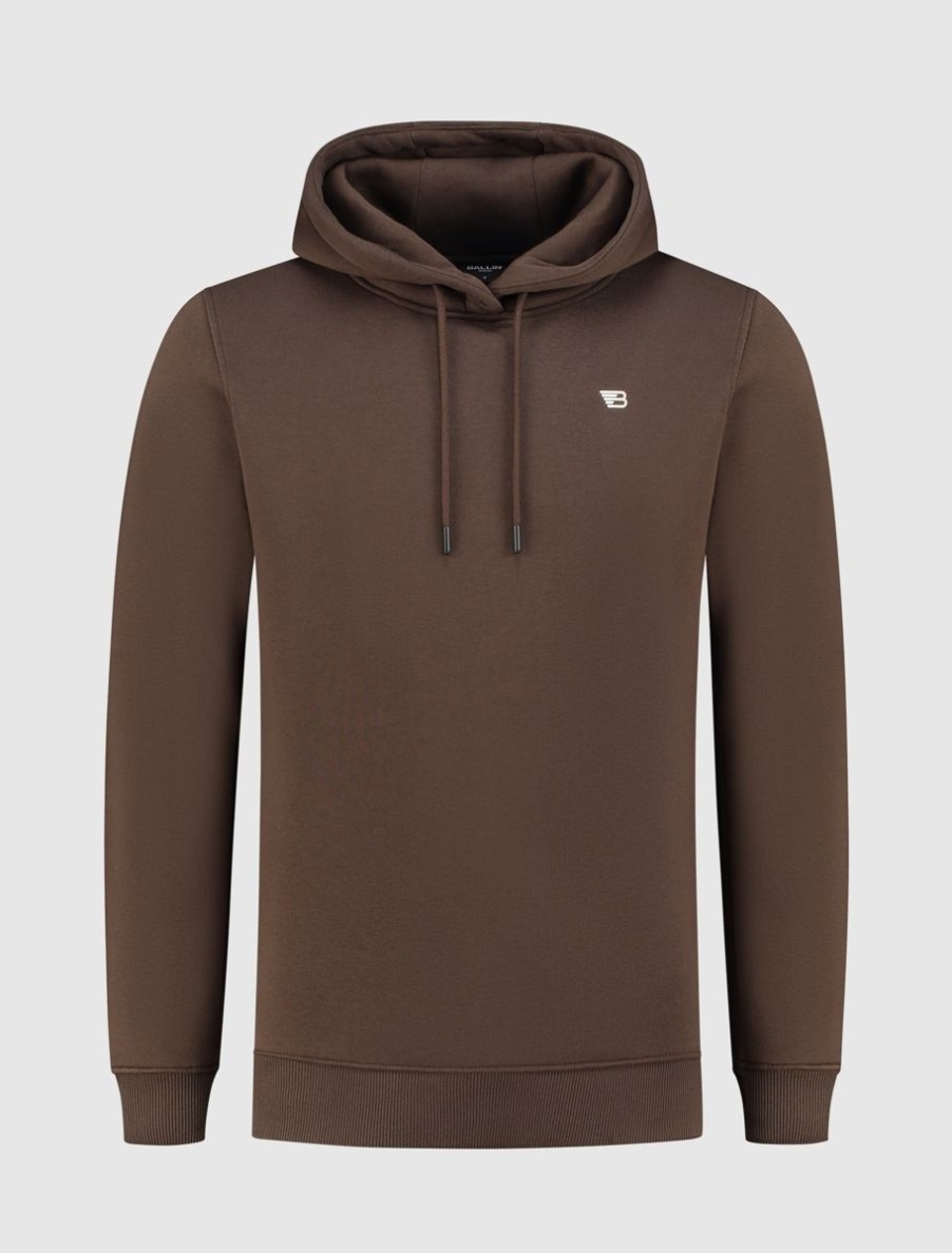 Volwassenen Ballin Amsterdam | Legacy Print Hoodie | Brown