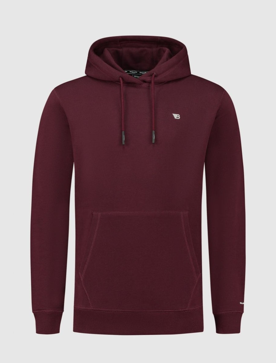 Volwassenen Ballin Amsterdam | Original Icon Logo Hoodie | Aged Burgundy