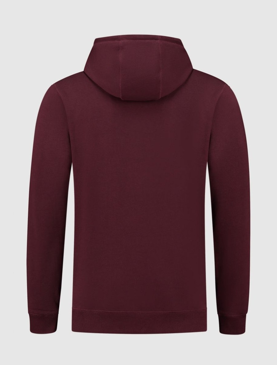 Volwassenen Ballin Amsterdam | Original Icon Logo Hoodie | Aged Burgundy