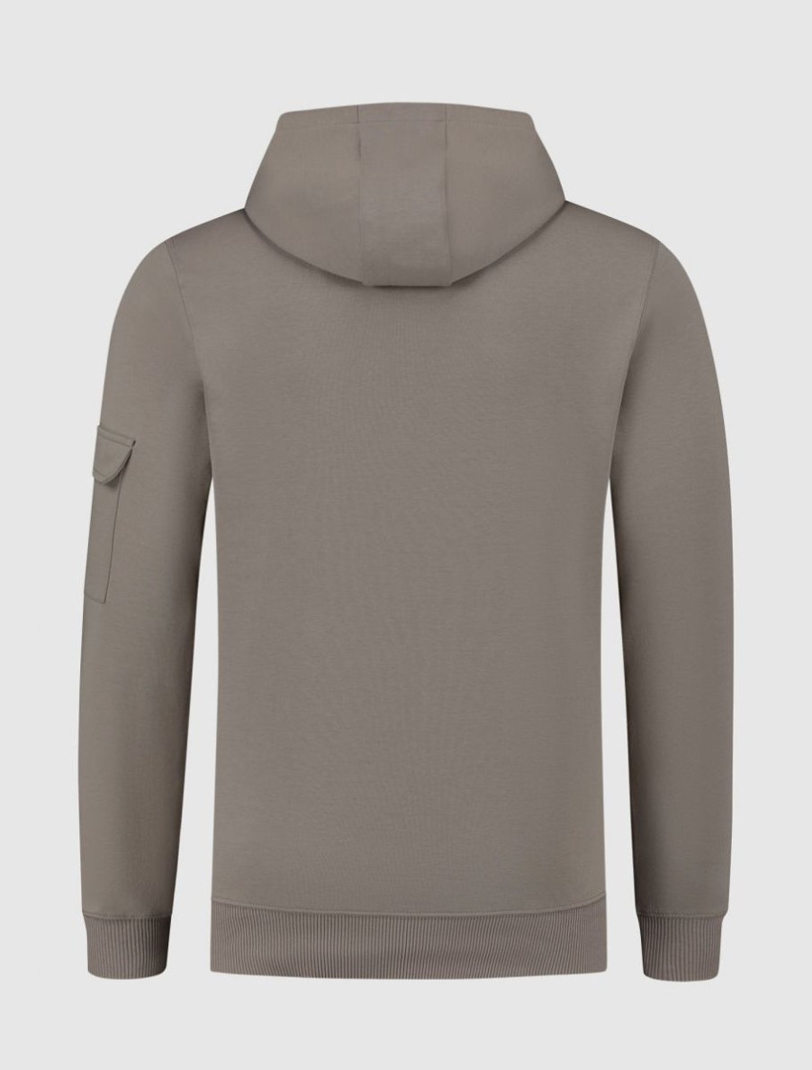 Volwassenen Ballin Amsterdam | Cargo Hoodie | Taupe