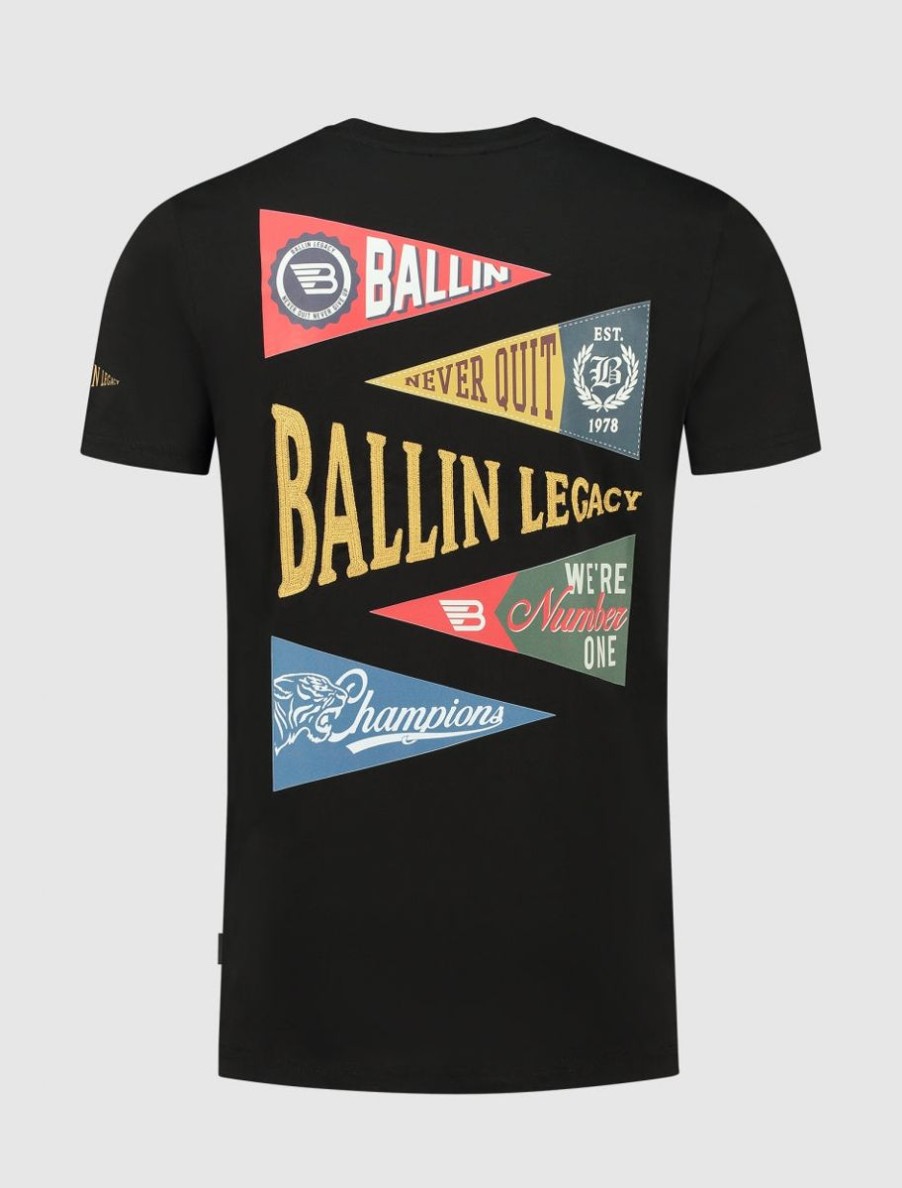 Volwassenen Ballin Amsterdam | Legacy Print T-Shirt | Black