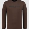 Volwassenen Ballin Amsterdam | Logo Print Sweater | Brown