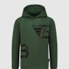 Kinderen Ballin Amsterdam | Kids Dubbel Icon Logo Hoodie | Forest Green