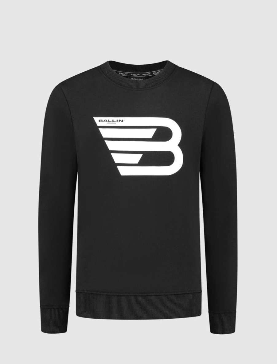 Kinderen Ballin Amsterdam | Kids Original Icon Logo Sweater | Black