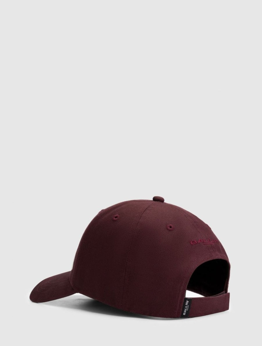 Volwassenen Ballin Amsterdam | Original Icon Logo Pet | Aged Burgundy