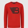 Kinderen Ballin Amsterdam | Kids Original Logo Print Sweater | Red