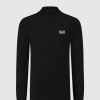 Kinderen Ballin Amsterdam | Kids Logo Mockneck Knit | Black