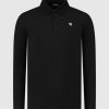 Volwassenen Ballin Amsterdam | Icon Logo Lange Mouw Polo | Black