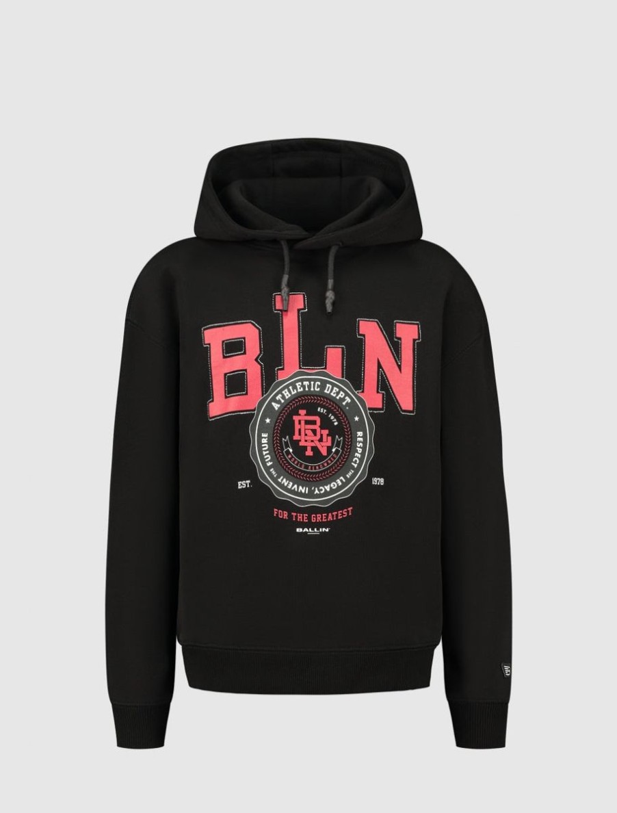 Kinderen Ballin Amsterdam | Kids For The Greatest Print Hoodie | Black