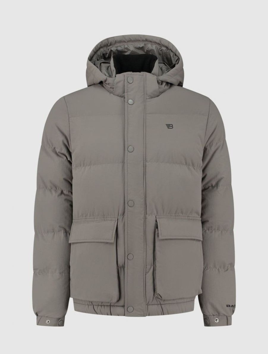 Volwassenen Ballin Amsterdam | Pocket Puffer Jas | Taupe