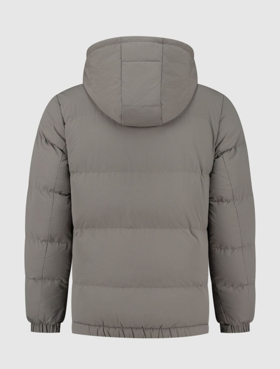 Volwassenen Ballin Amsterdam | Pocket Puffer Jas | Taupe