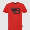 Kinderen Ballin Amsterdam | Kids Original Big Icon Logo T-Shirt | Red