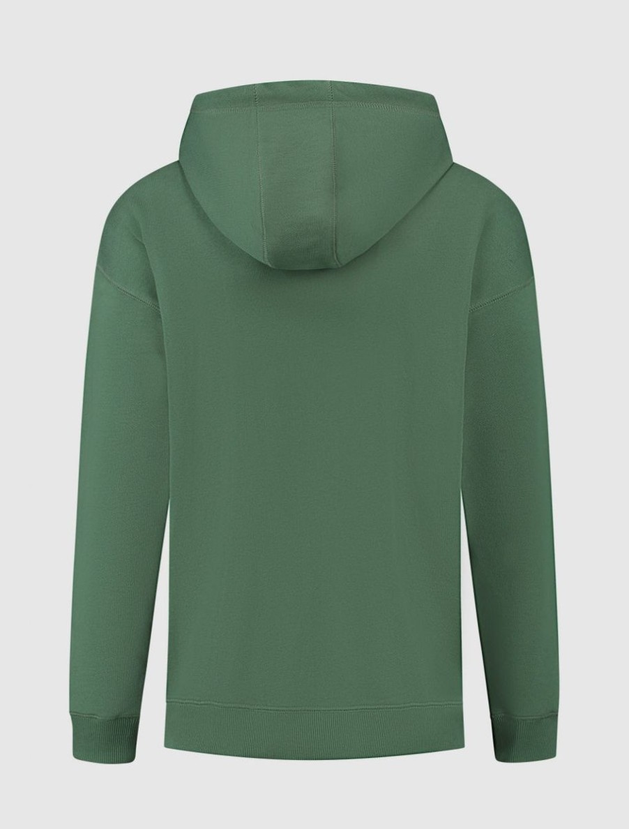 Volwassenen Ballin Amsterdam | For The Greatest Print Hoodie | Forest Green