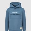 Kinderen Ballin Amsterdam | Kids Anorak Logo Hoodie | Mid Blue