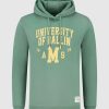 Volwassenen Ballin Amsterdam | University Print Hoodie | Forest Green