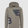 Kinderen Ballin Amsterdam | Kids Dubbel Icon Logo Hoodie | Taupe