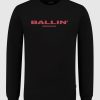 Volwassenen Ballin Amsterdam | Logo Print Sweater | Black