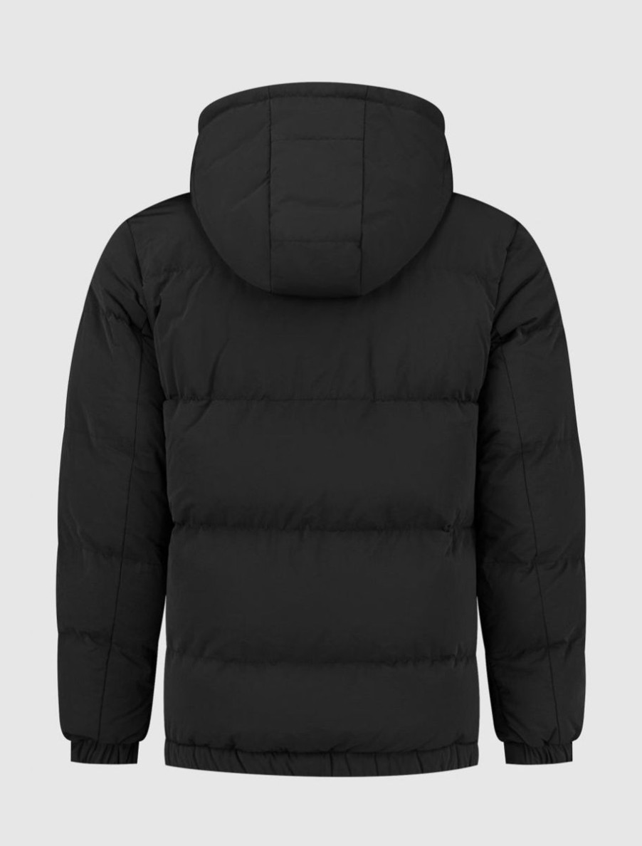 Volwassenen Ballin Amsterdam | Pocket Puffer Jas | Black